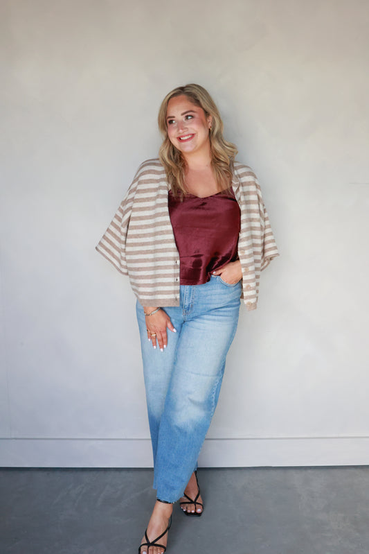 THE LUXE LAYER TANK | DARK CHERRY