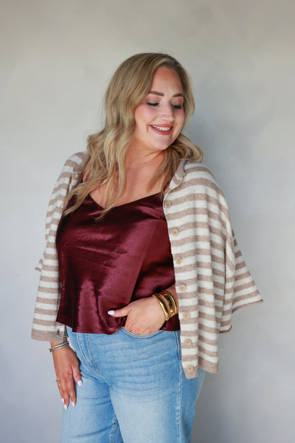 THE LUXE LAYER TANK | DARK CHERRY