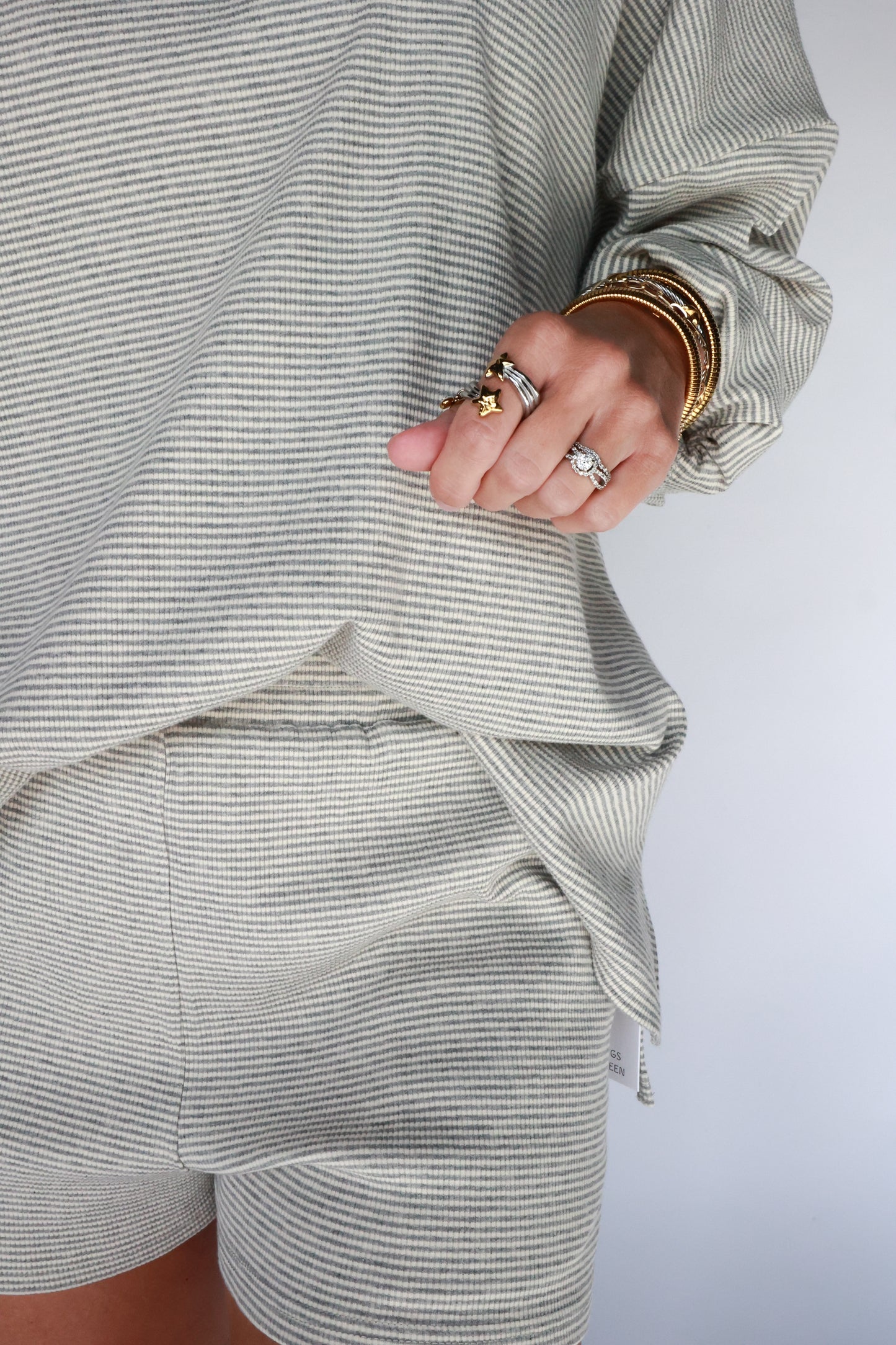 THE STRIPED HEATHER SET | BOTTOMS ONLY