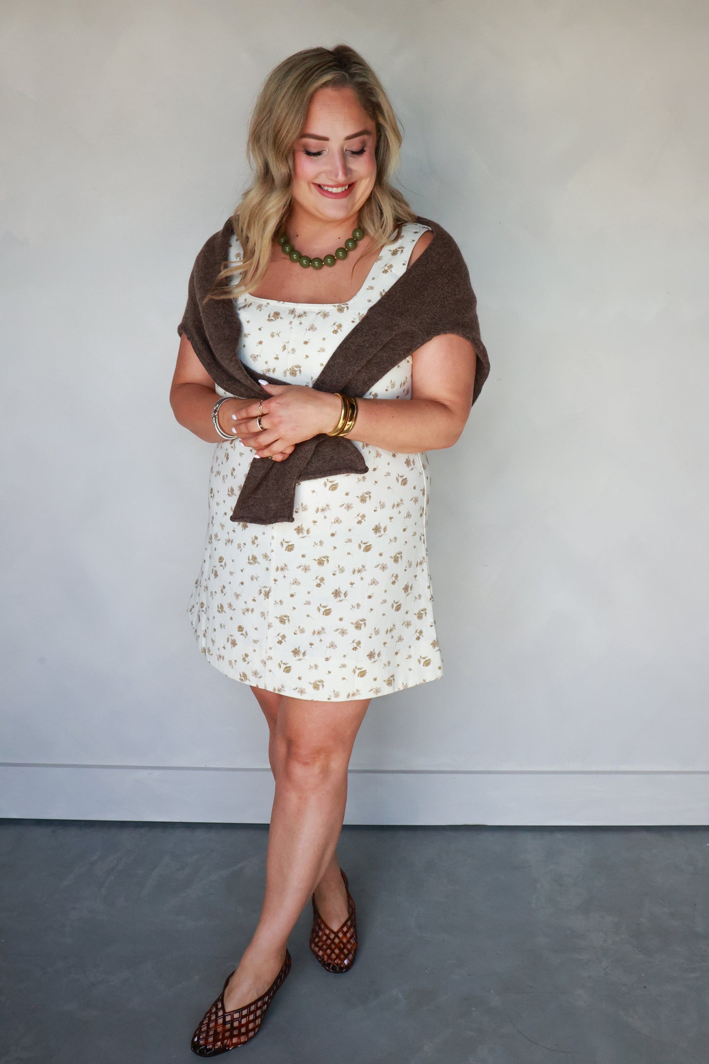 THE DENIM BLOSSOM DRESS