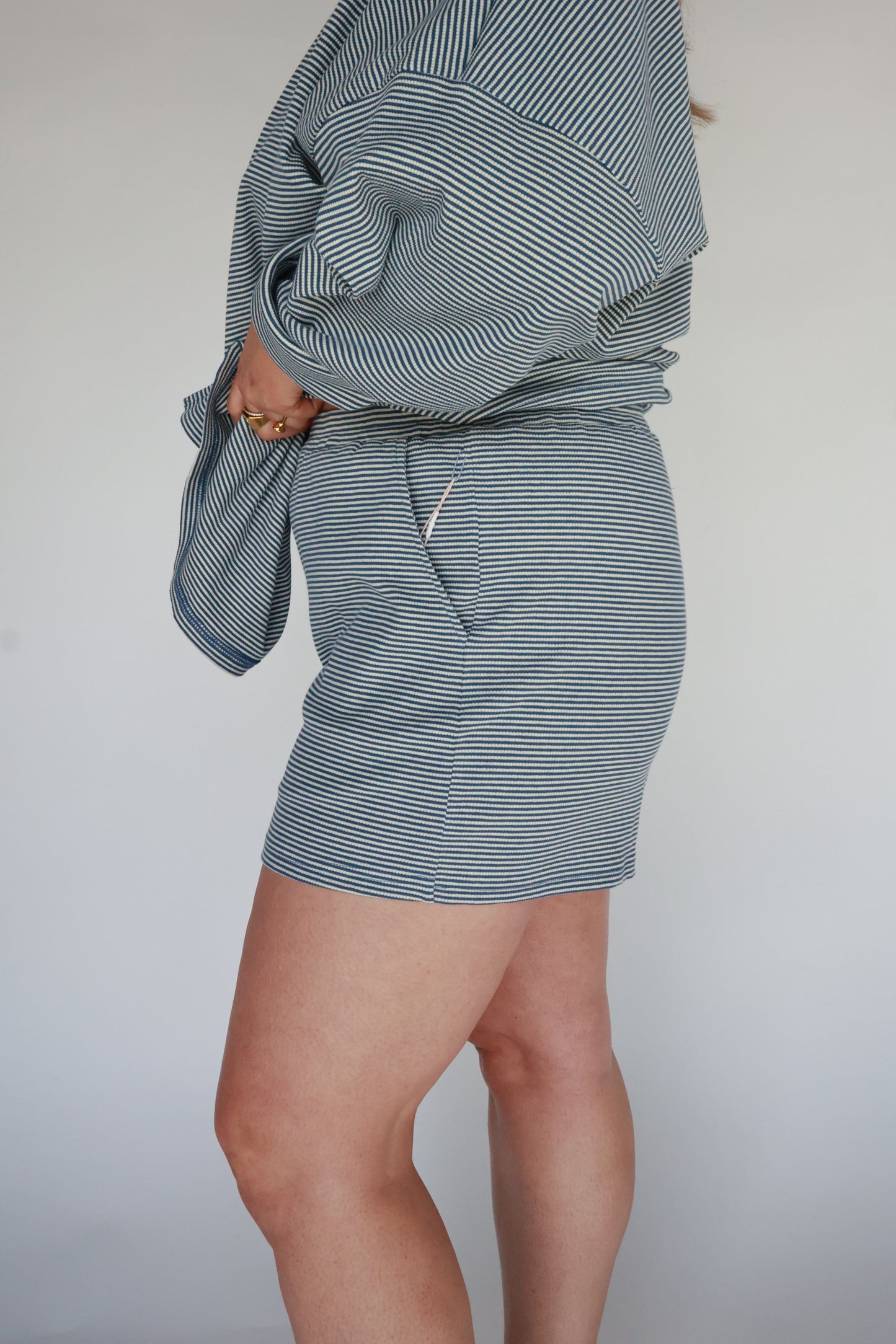 THE STRIPED BLUE SET | BOTTOMS ONLY