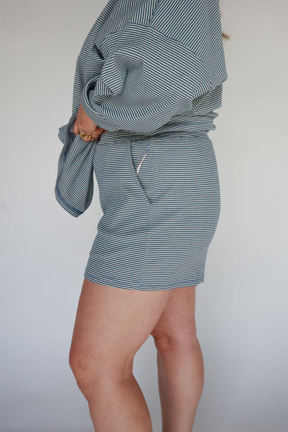 THE STRIPED BLUE SET | BOTTOMS ONLY