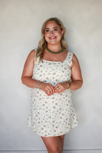 THE DENIM BLOSSOM DRESS