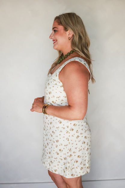 THE DENIM BLOSSOM DRESS