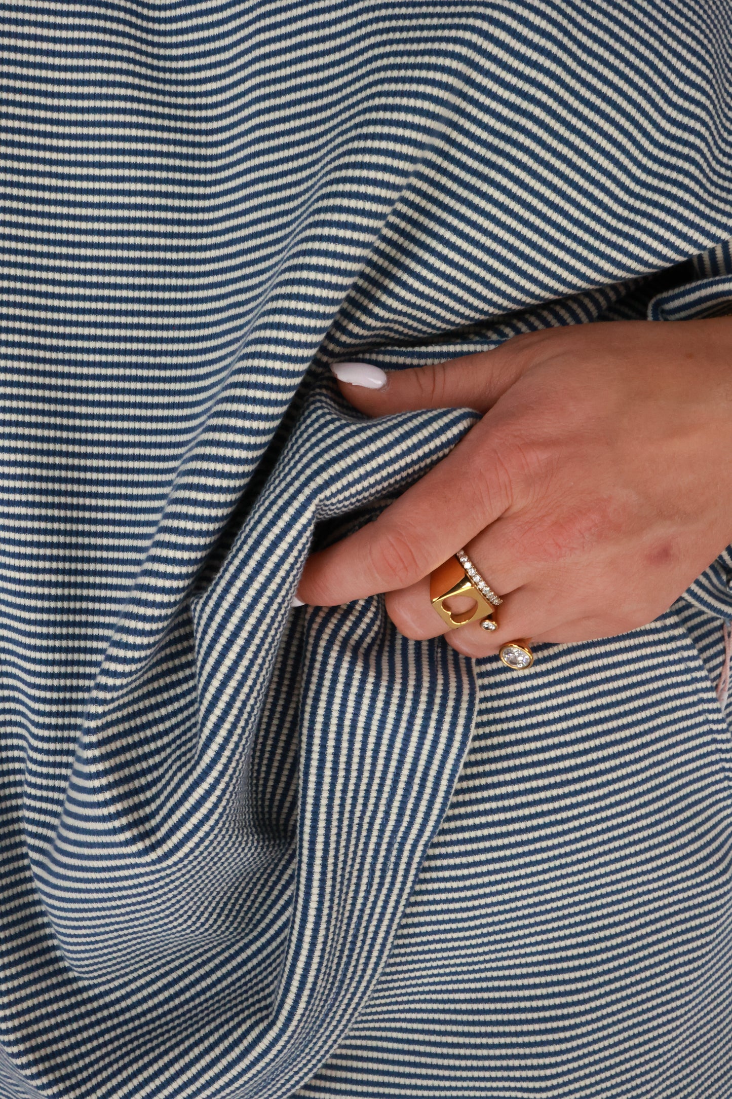 THE STRIPED BLUE SET | BOTTOMS ONLY