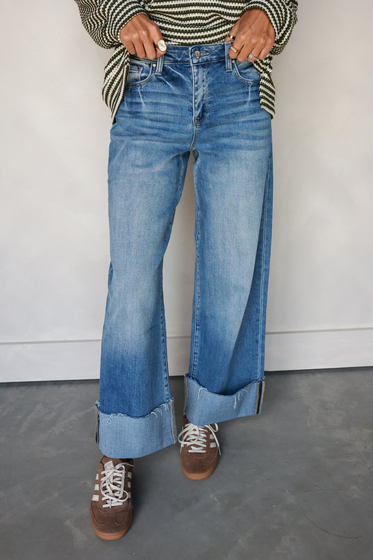 HIGH RISE WIDE LEG JEANS | PETRA