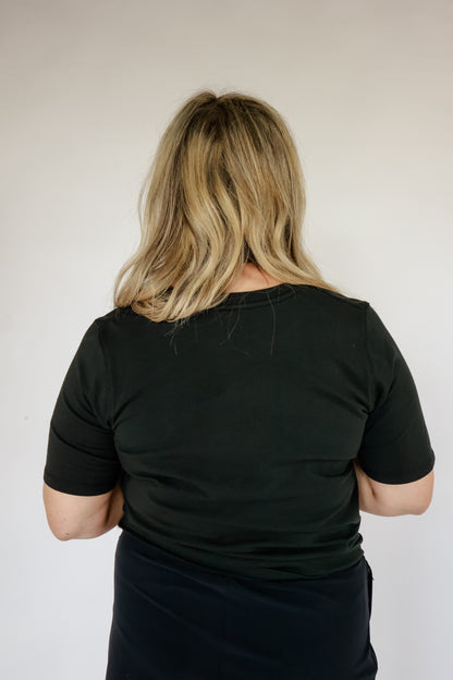 THE CORE BOXY TEE | BLACK
