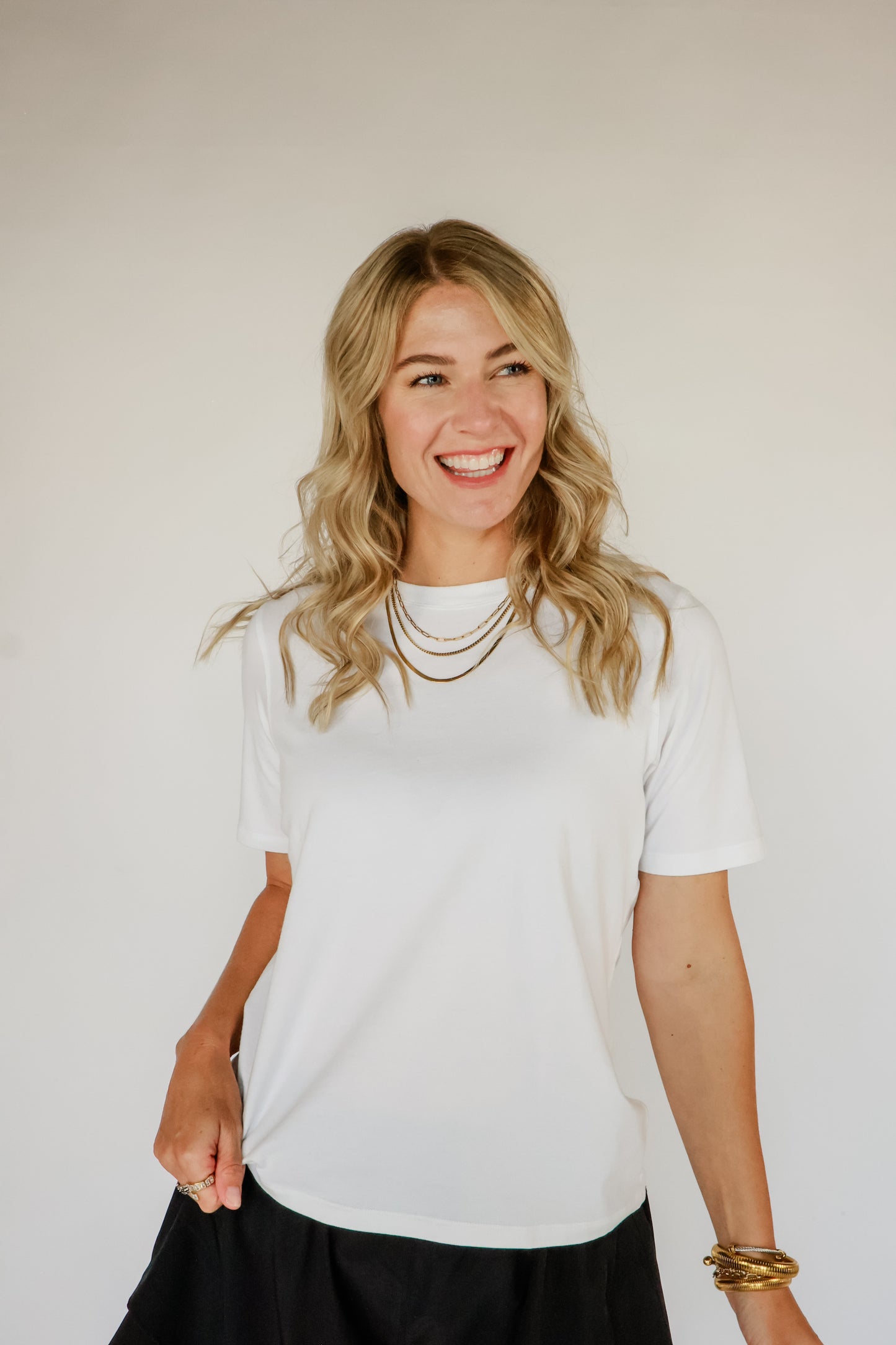THE CORE BOXY TEE | WHITE