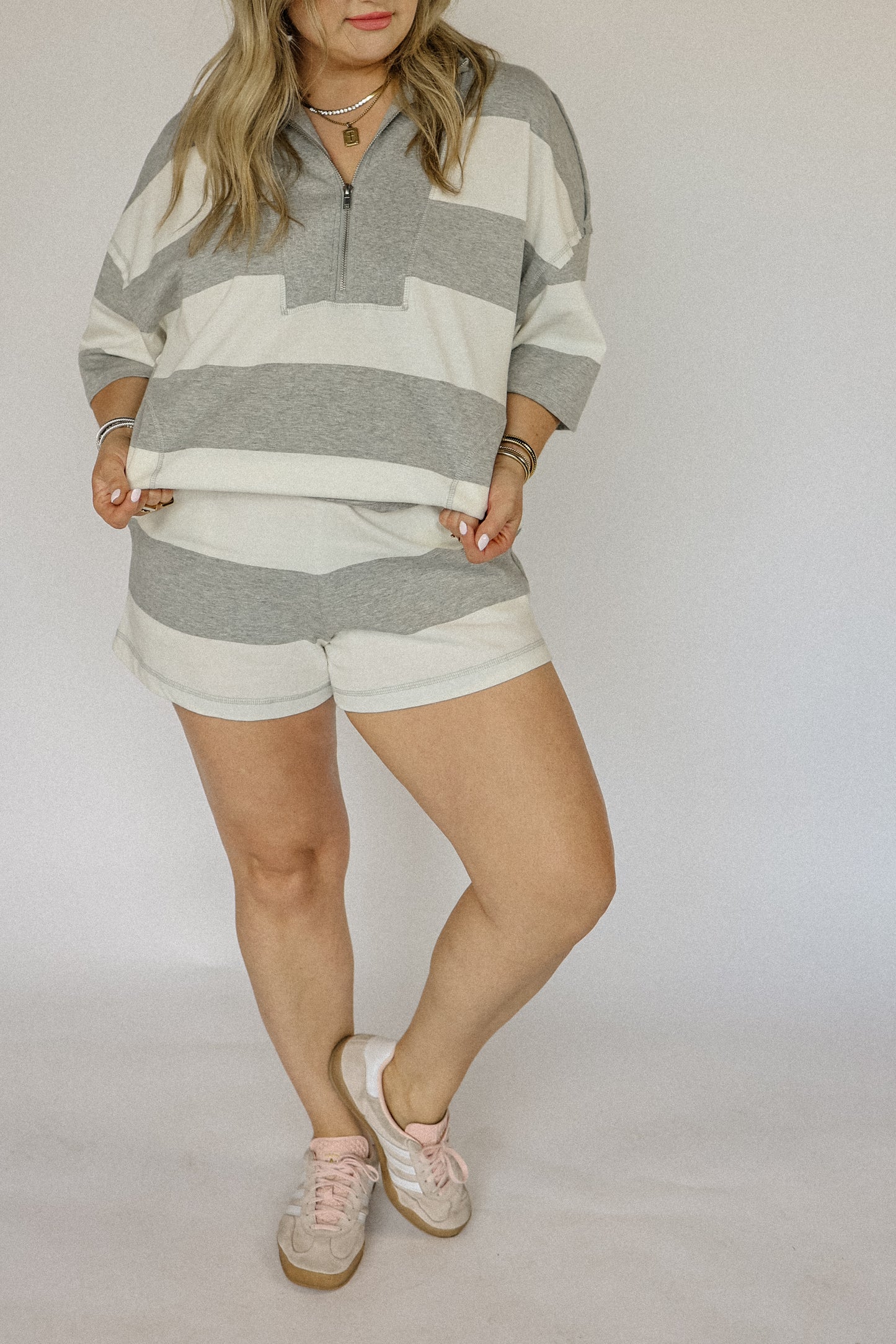 THE RELAXED STRIPE SET | TOP ONLY