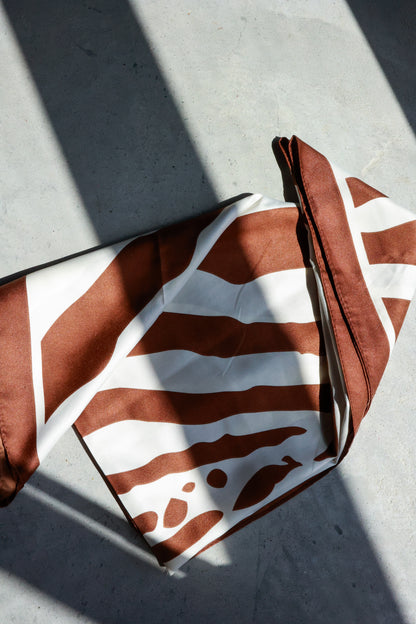 ZEBRA BANDANA SCARF