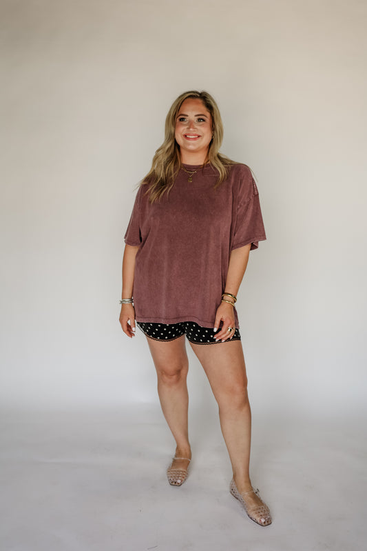 THE BIG TEE | DARK CHERRY