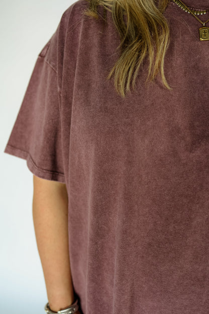 THE BIG TEE | DARK CHERRY