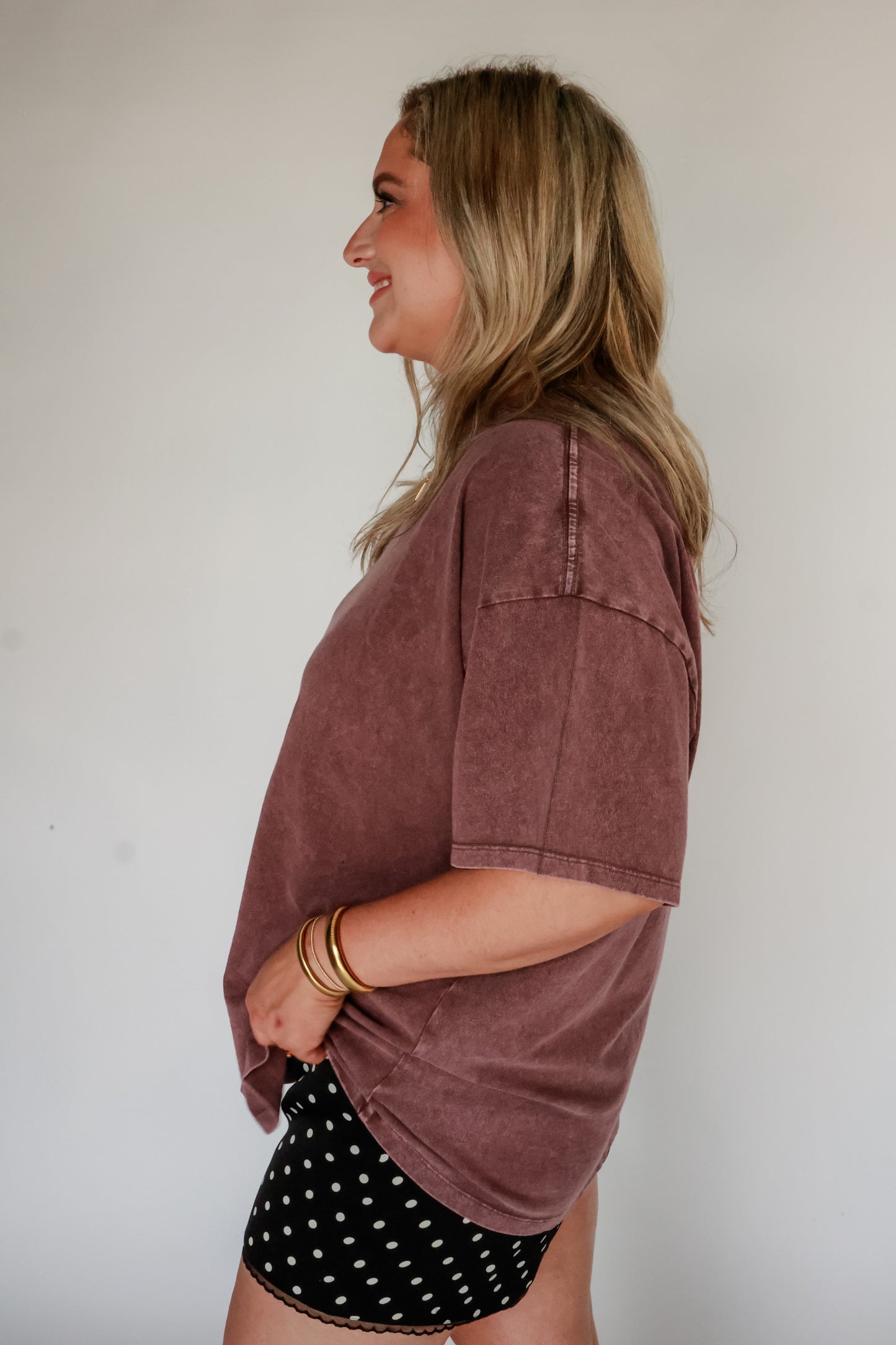 THE BIG TEE | DARK CHERRY