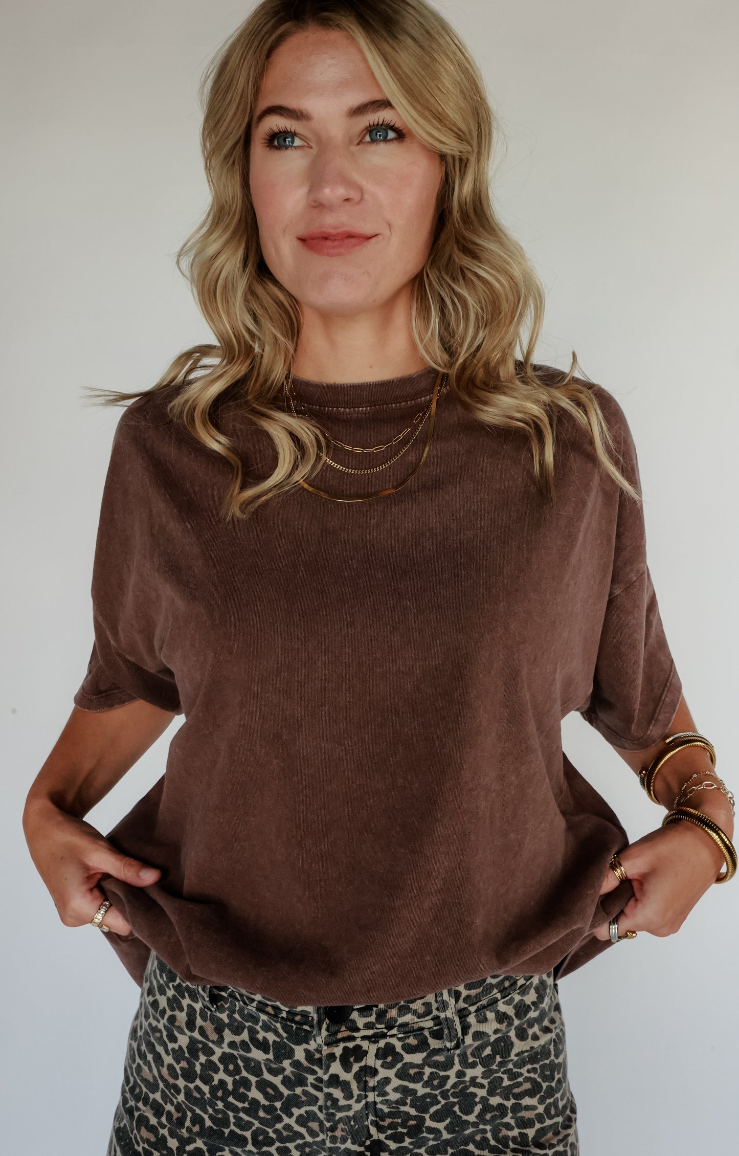 THE BIG TEE | DARK BROWN