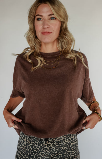THE BIG TEE | DARK BROWN