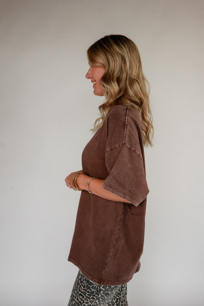 THE BIG TEE | DARK BROWN