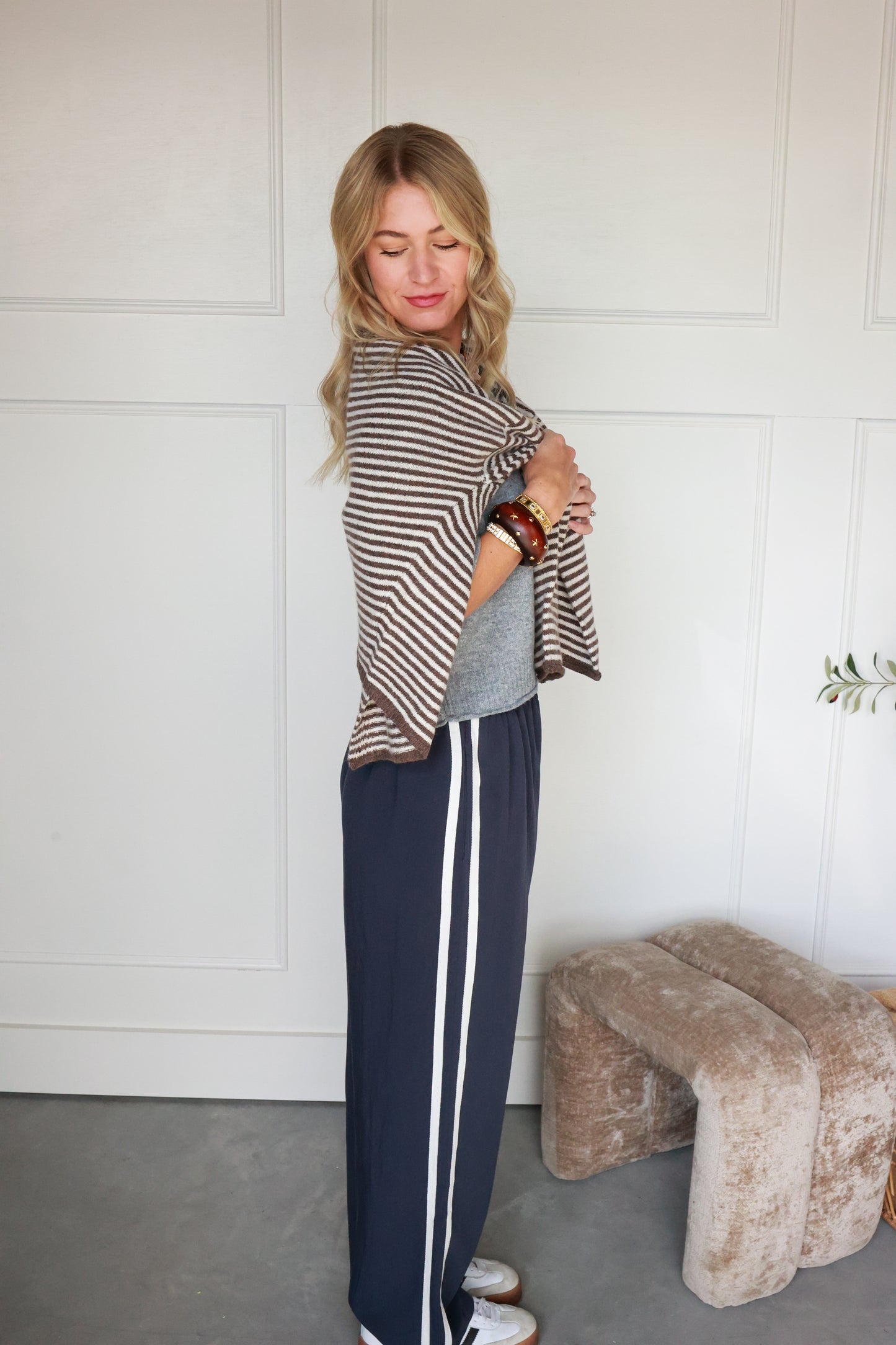 THE CAMDEN GRAY KNIT TOP