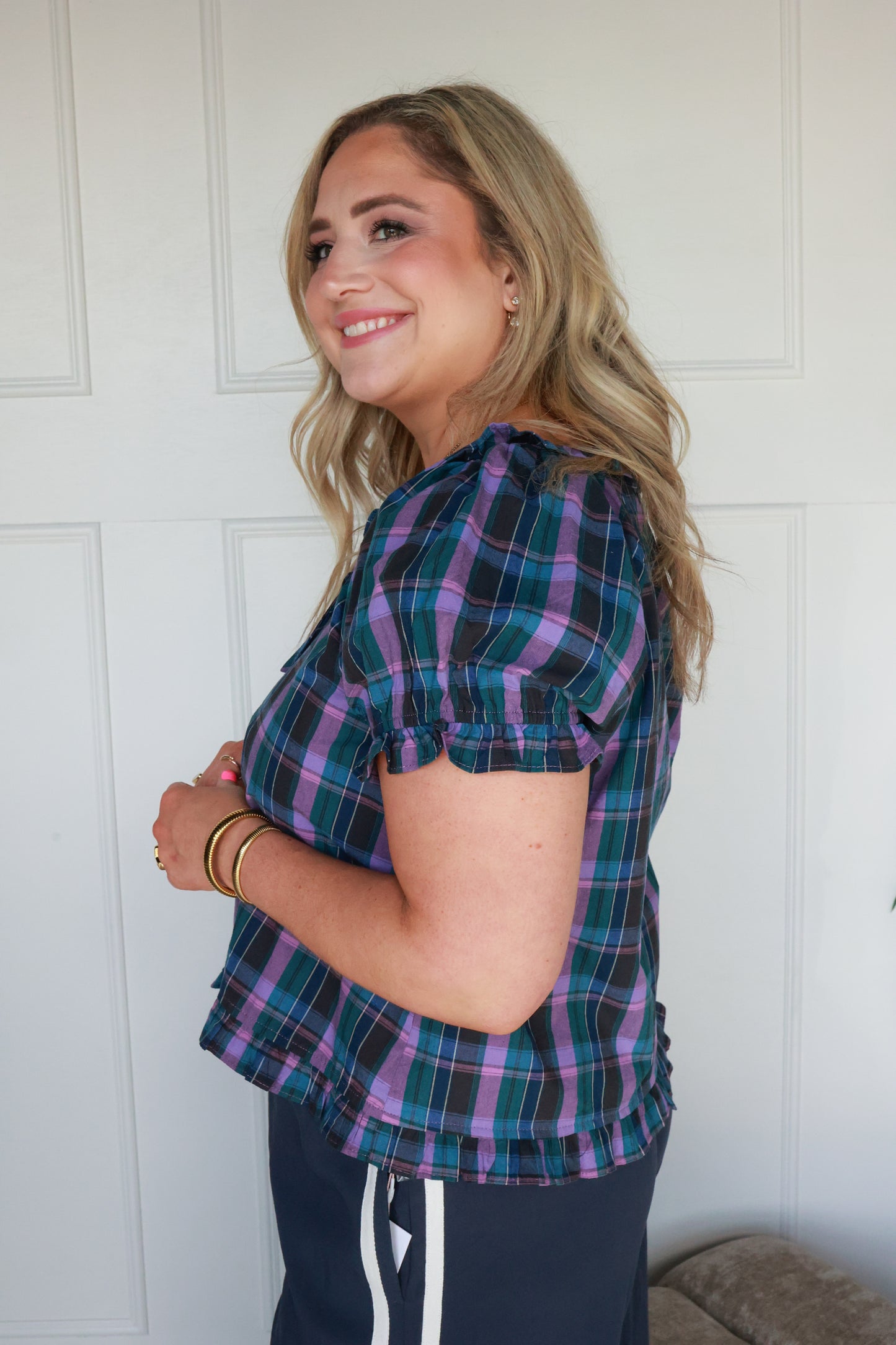 THE RILEY RUFFLE TOP