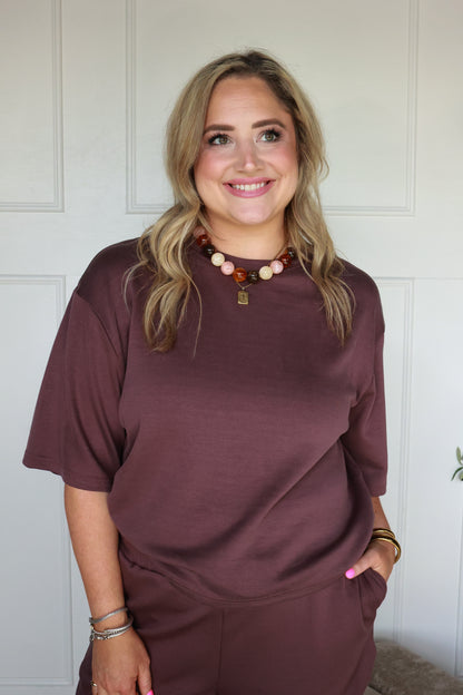 THE PLUM SET | TOP ONLY