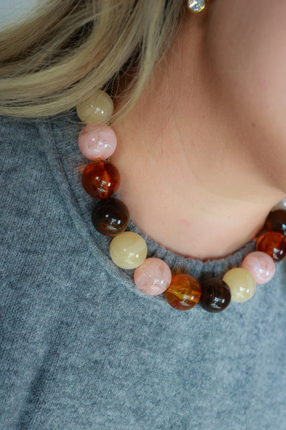 HARVEST MOON BUBBLE NECKLACE