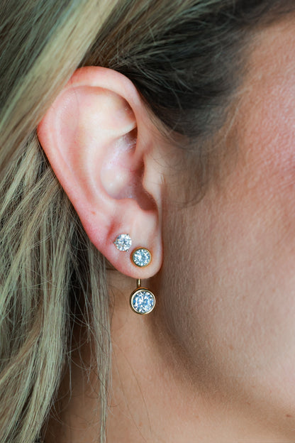 THE DUET DIAMOND STUD