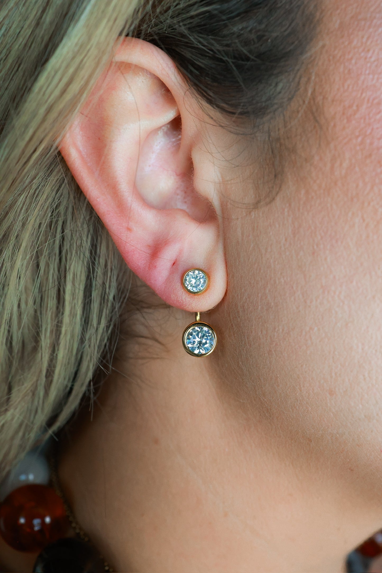 THE DUET DIAMOND STUD