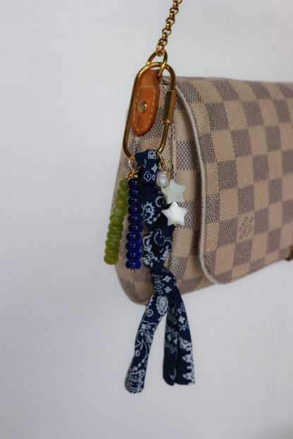 KEYCHAIN CHARM | NAVY  BLUE