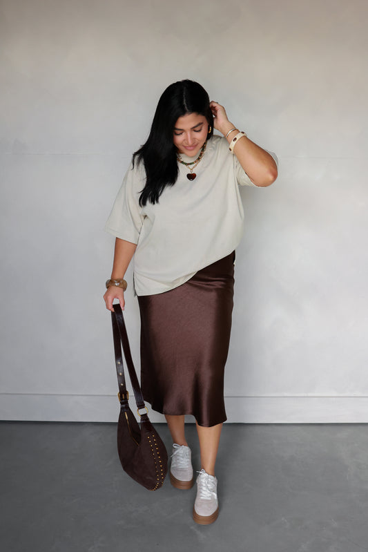 THE ELLE SKIRT | COCOA