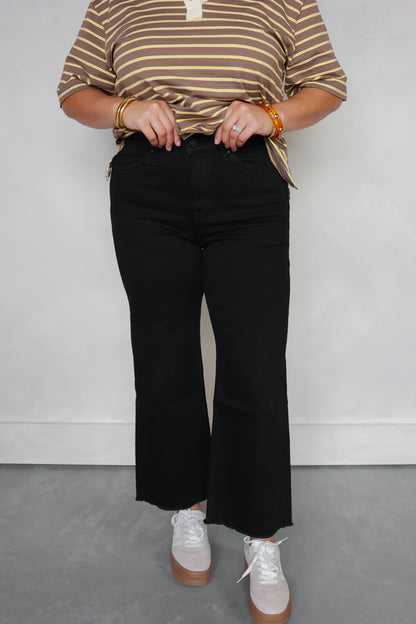 BLACK BEAUTY WIDE LEG DENIM