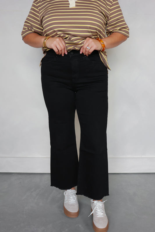 BLACK BEAUTY WIDE LEG DENIM