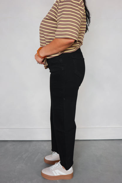 BLACK BEAUTY WIDE LEG DENIM