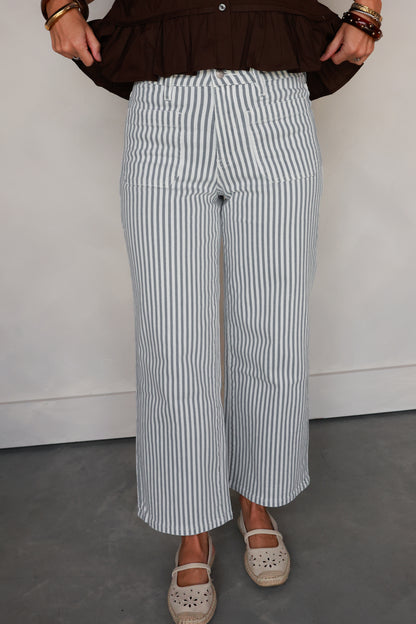 THE RETRO STRIPED DENIM