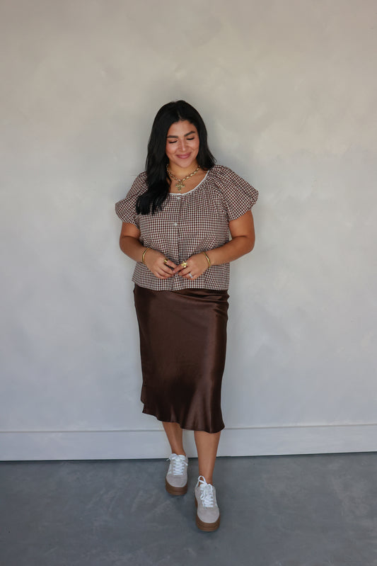 THE SWEET GINGHAM TOP