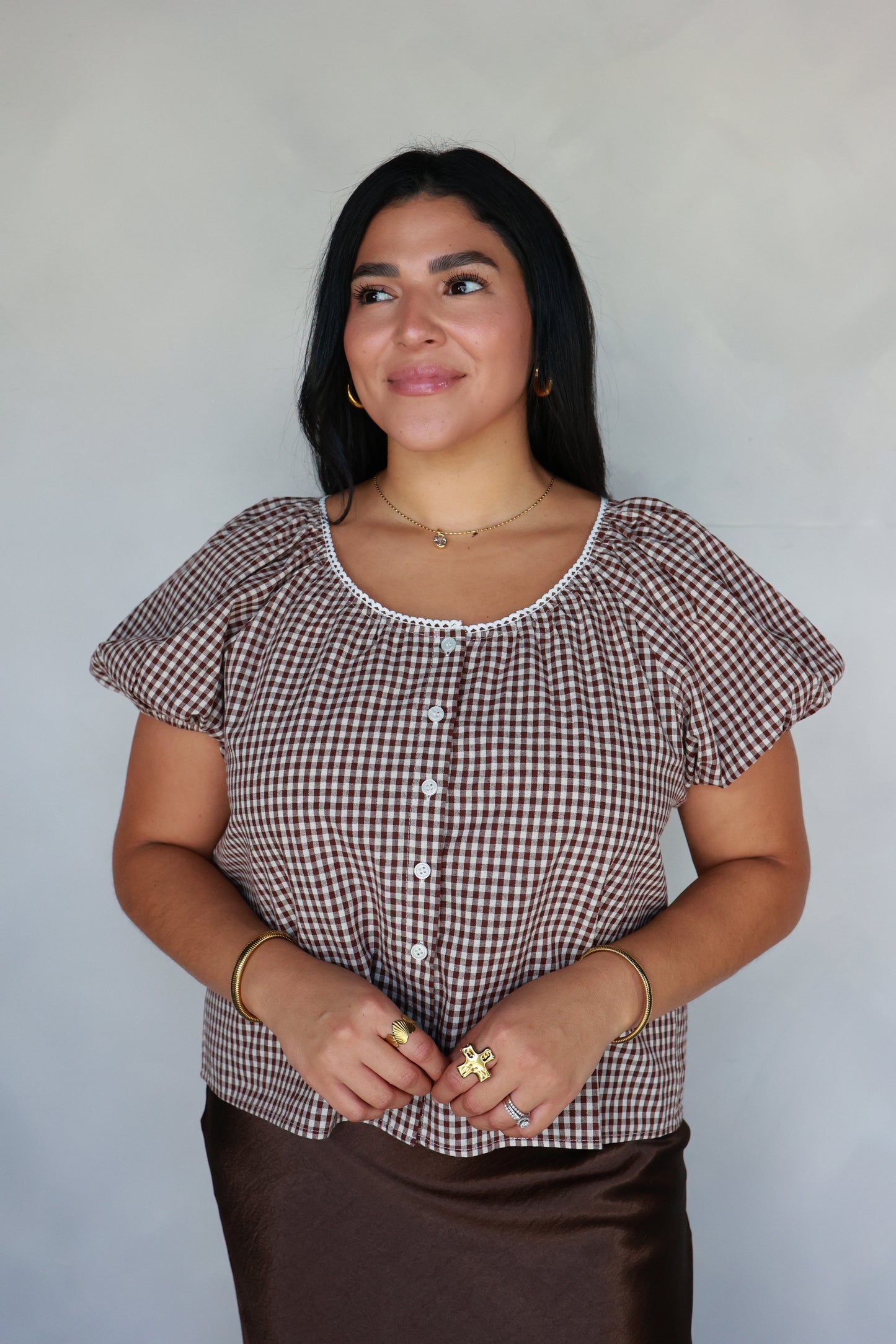 THE SWEET GINGHAM TOP