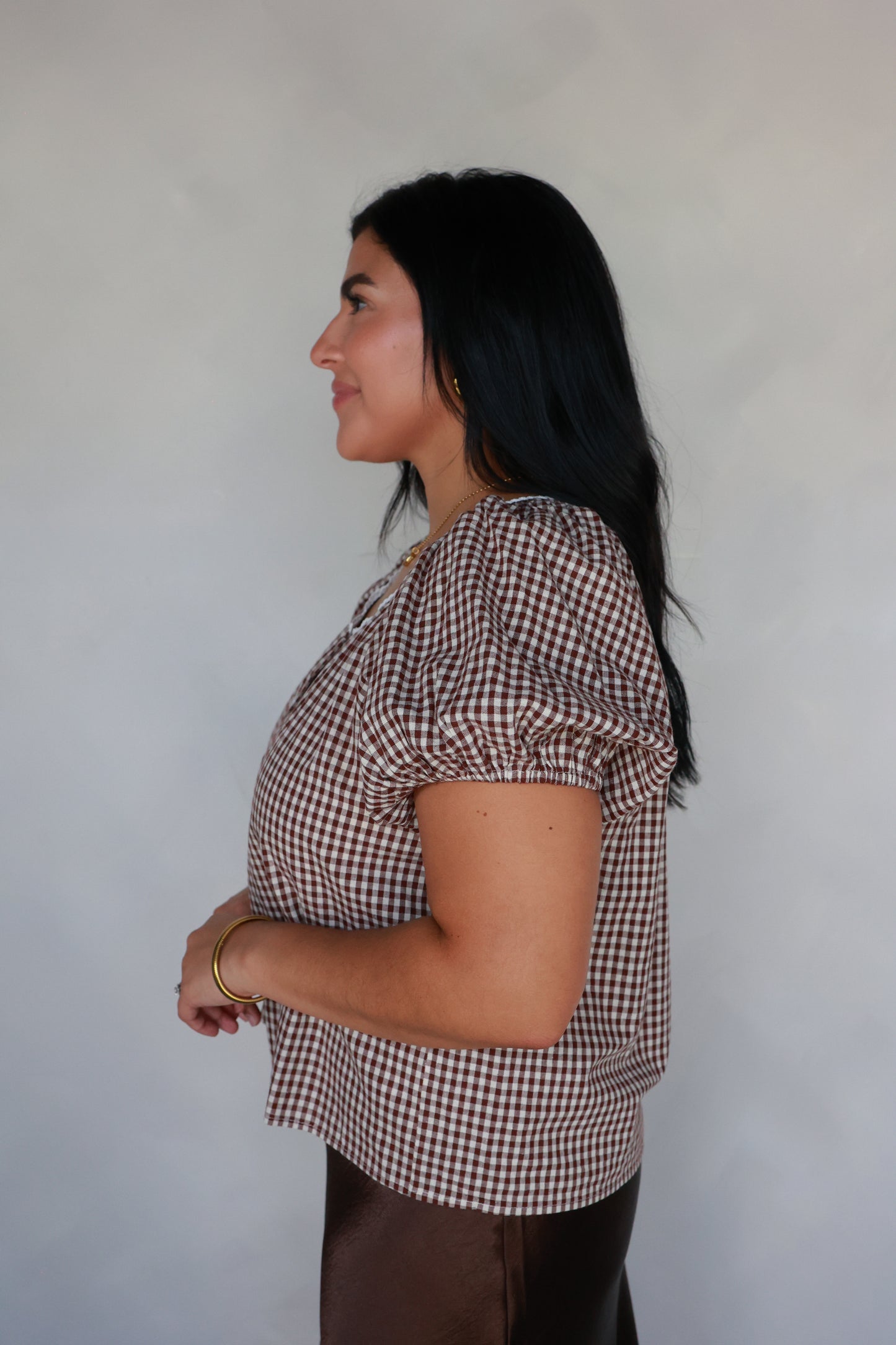 THE SWEET GINGHAM TOP