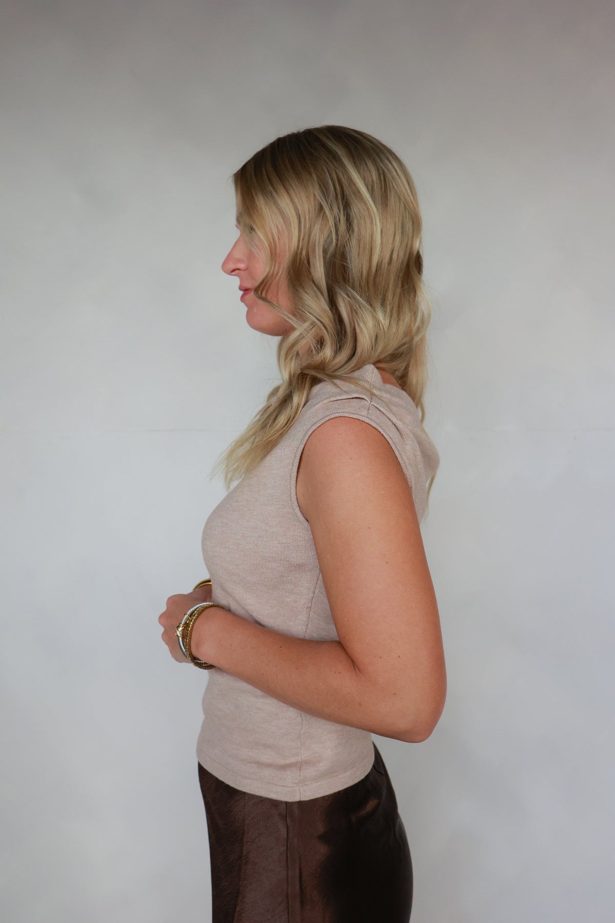 THE DRAPED KNIT TOP