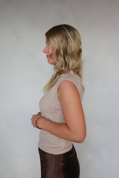 THE DRAPED KNIT TOP