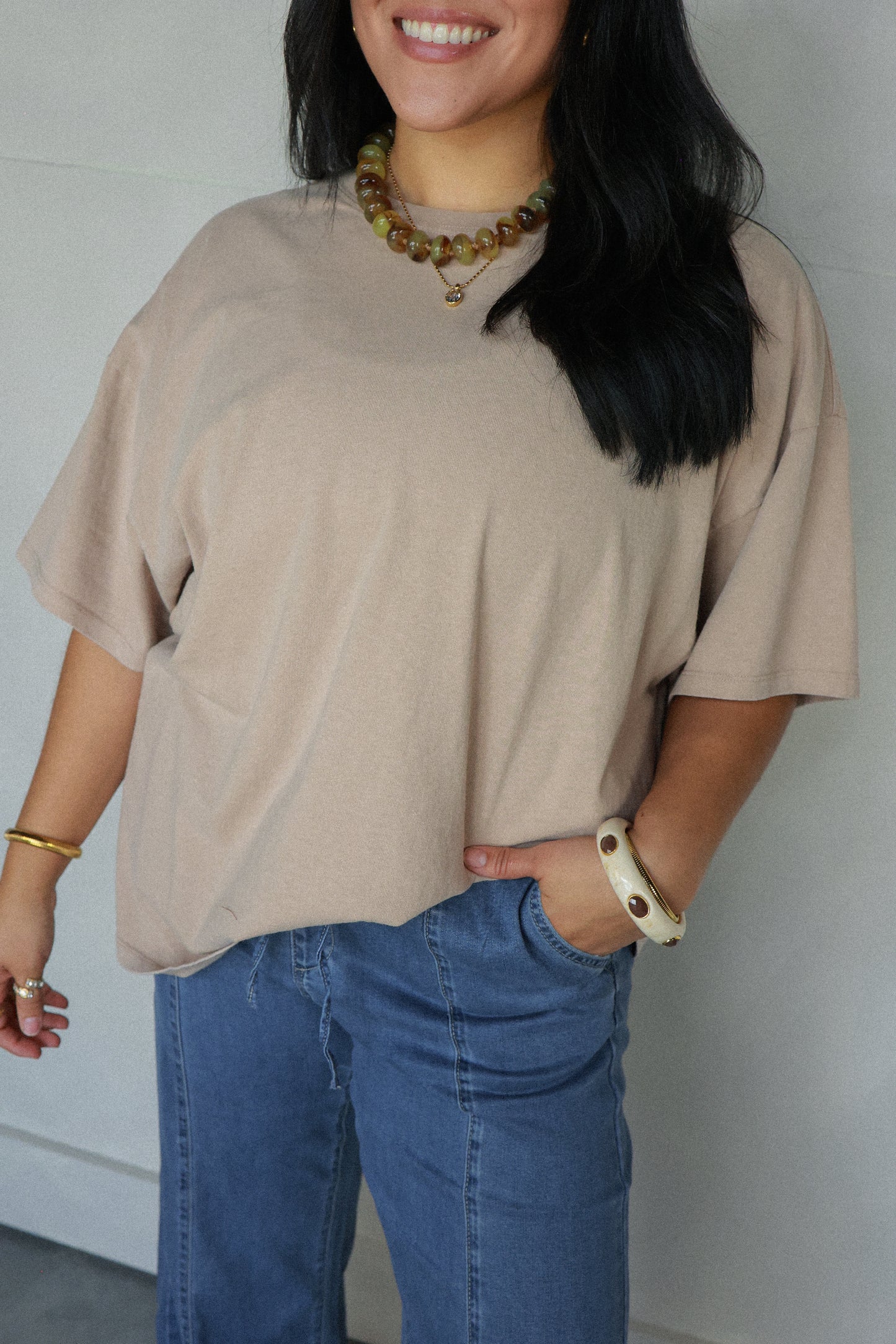 THE BIG TEE | DARK TAUPE