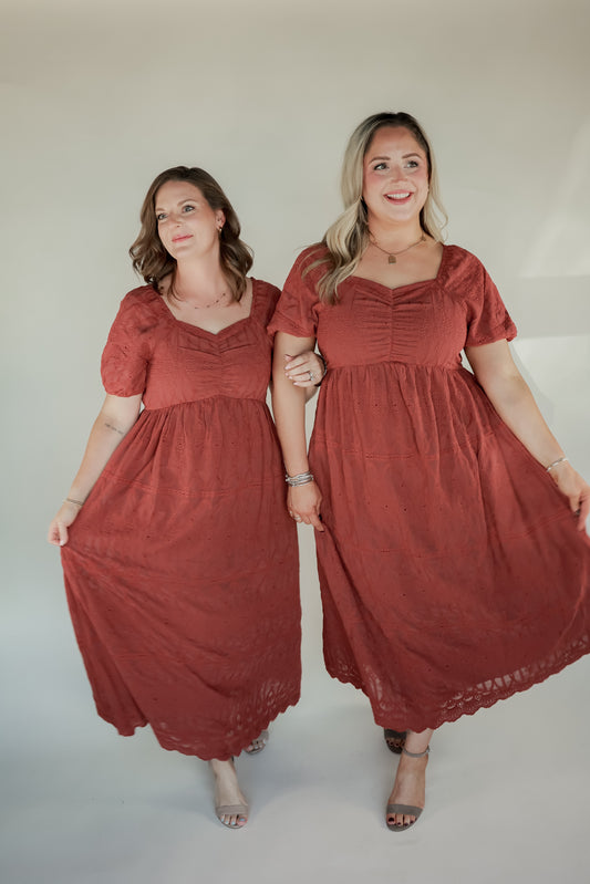 IN THE DETAILS DRESS | CLAY