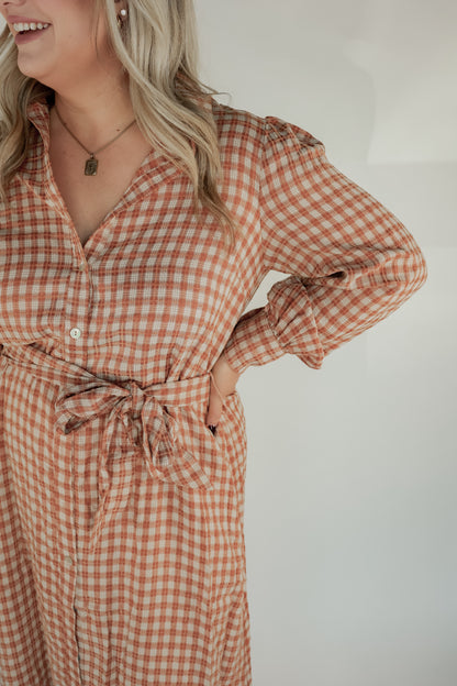 THE GRACIE GINGHAM DRESS