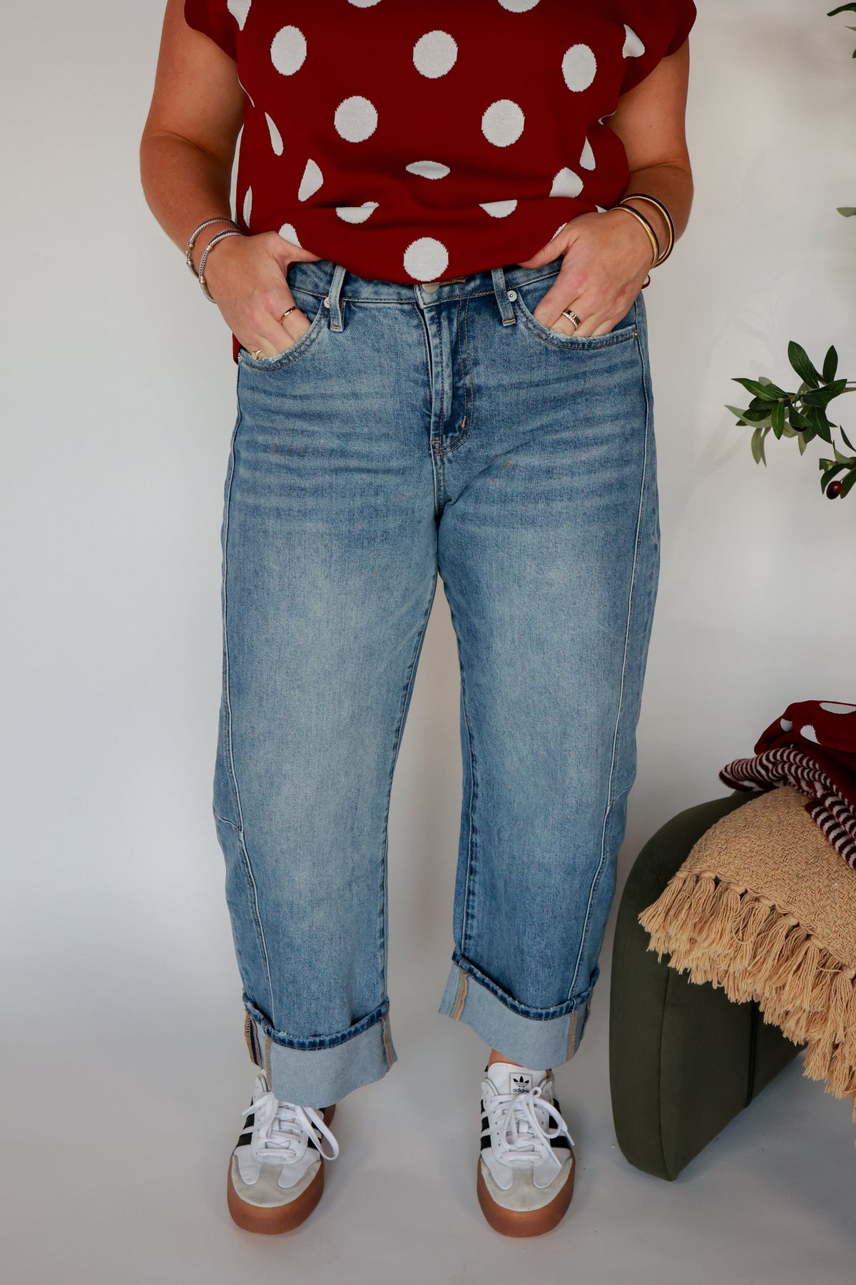THE DUSTY SKY BARREL DENIM JEAN | MICA DENIM