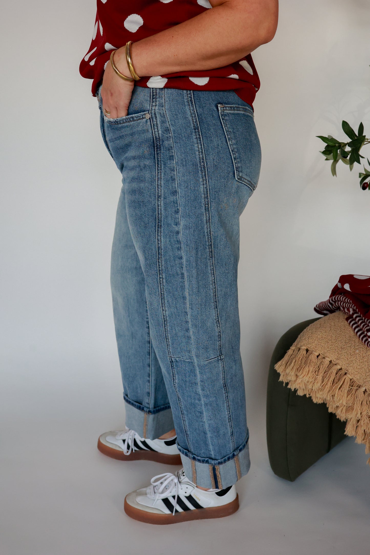 THE DUSTY SKY BARREL DENIM JEAN | MICA DENIM