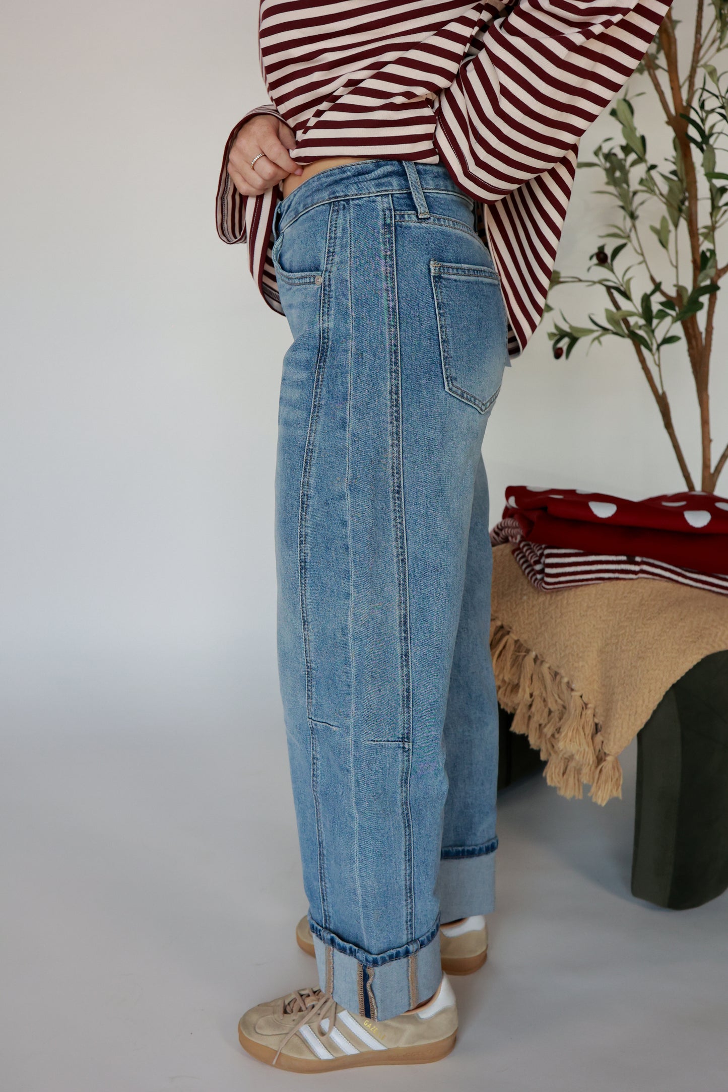 THE DUSTY SKY BARREL DENIM JEAN | MICA DENIM