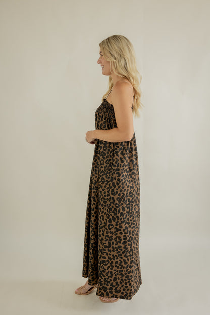 THE LEOPARD PRINT MAXI DRESS