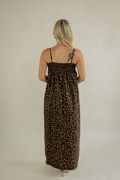 THE LEOPARD PRINT MAXI DRESS