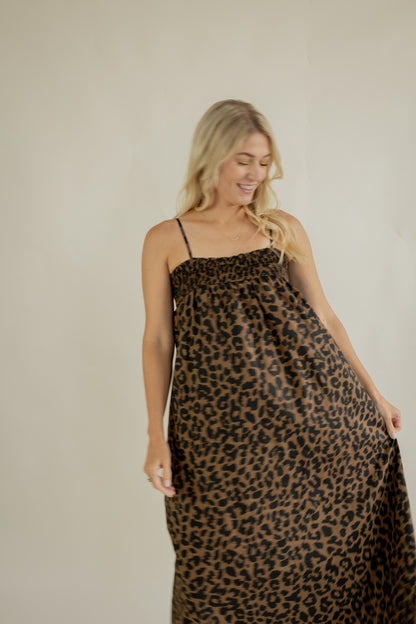THE LEOPARD PRINT MAXI DRESS