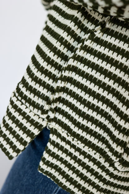 THE OLIVE GROVE STRIPE TOP