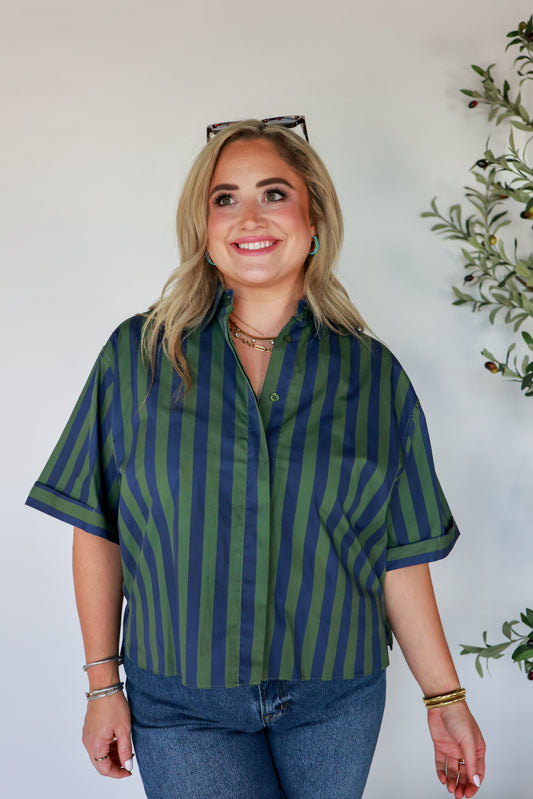 THE EVERGREEN STRIPED SHIRT