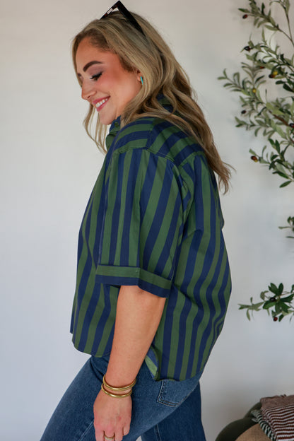 THE EVERGREEN STRIPED SHIRT