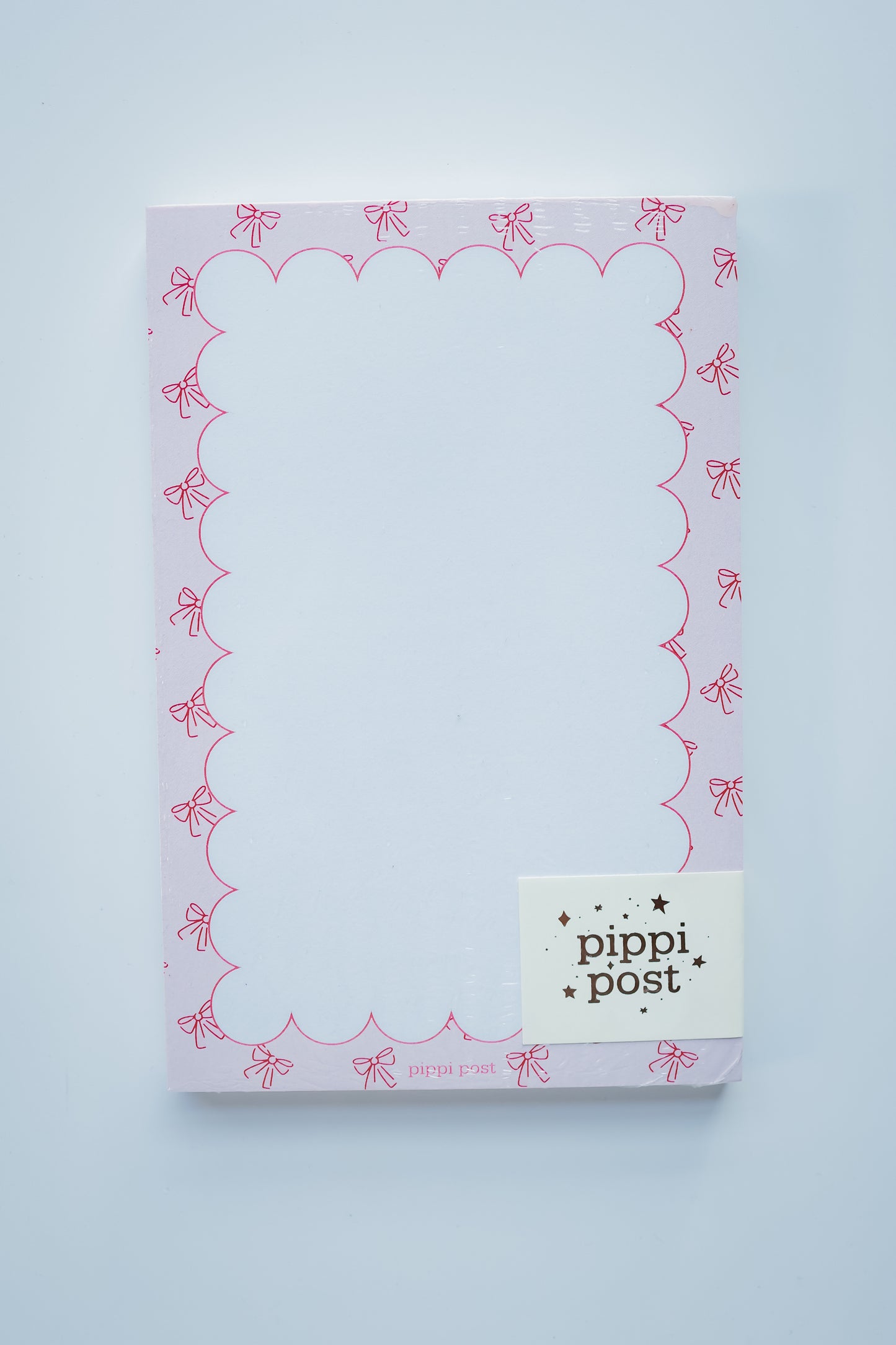 NOTEPAD | PINK COQUETTE BOWS